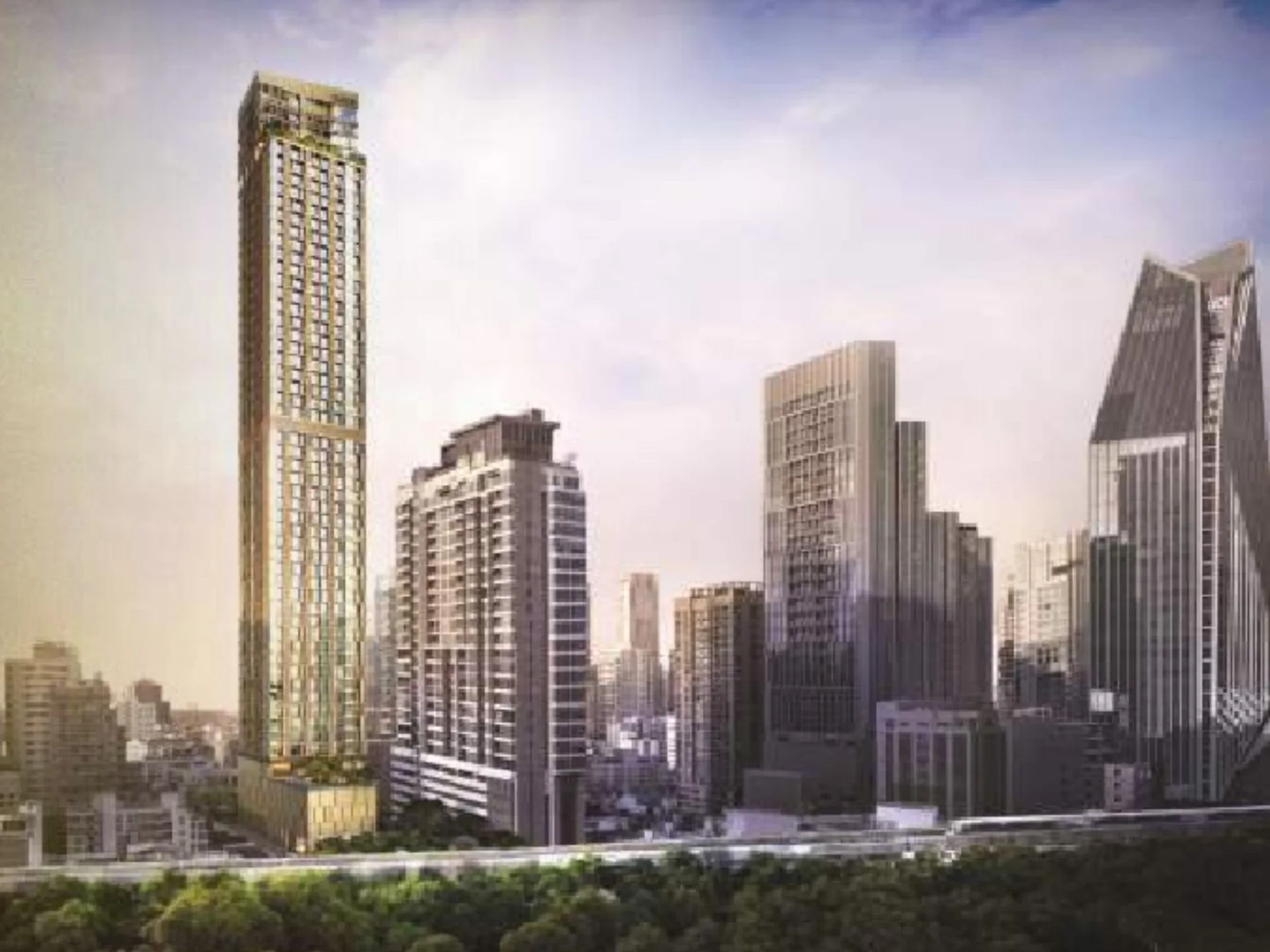Архитектура жилого комплекса Noble Emmerse Phrom Phong, Таиланд