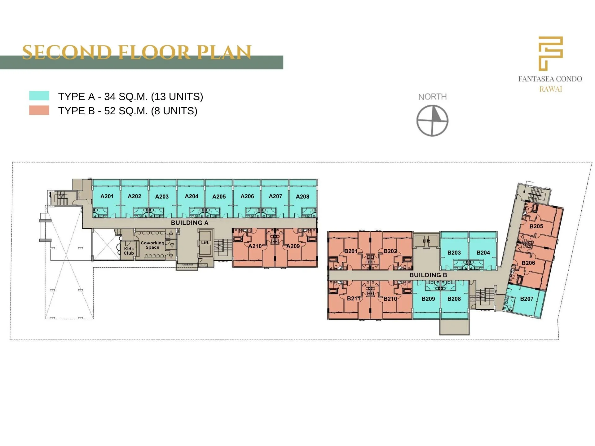 floor plan Fantasea Condo Rawai