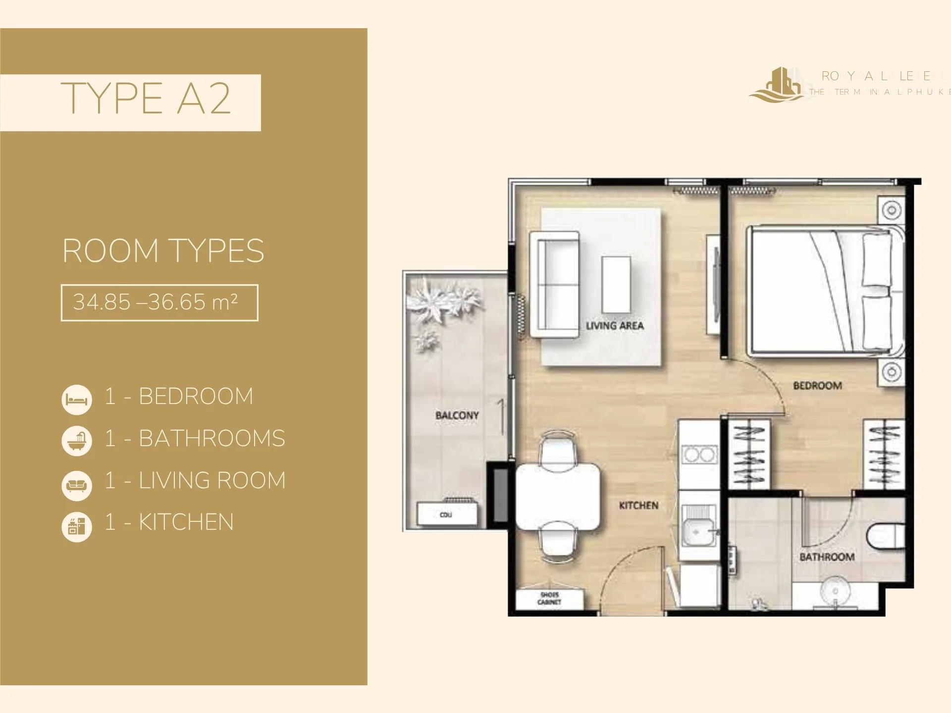 Unit Plan 1bed 37sqm