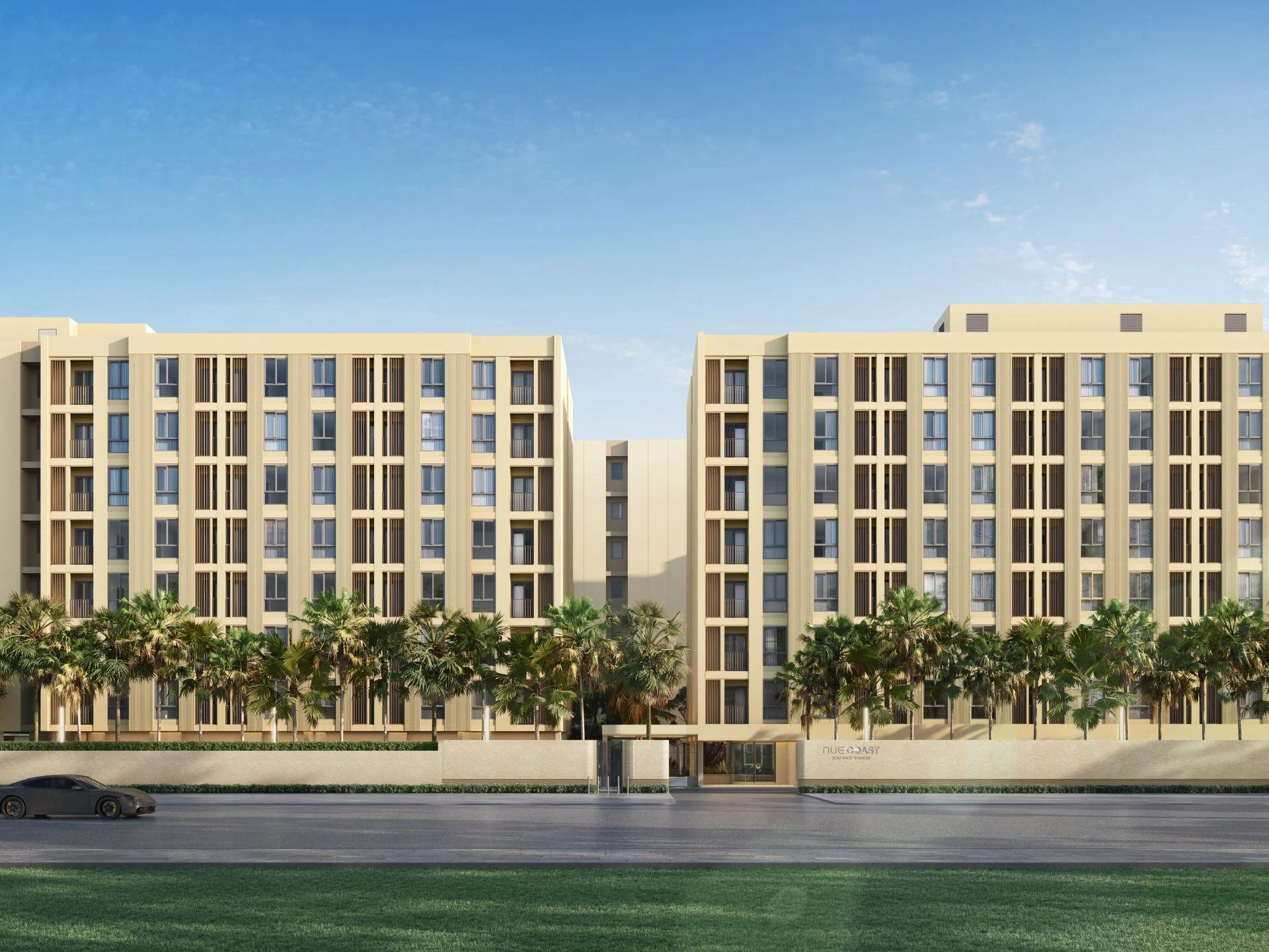 Архитектура резиденции Nue Coast с ландшафтом из пальм, Khu Kho