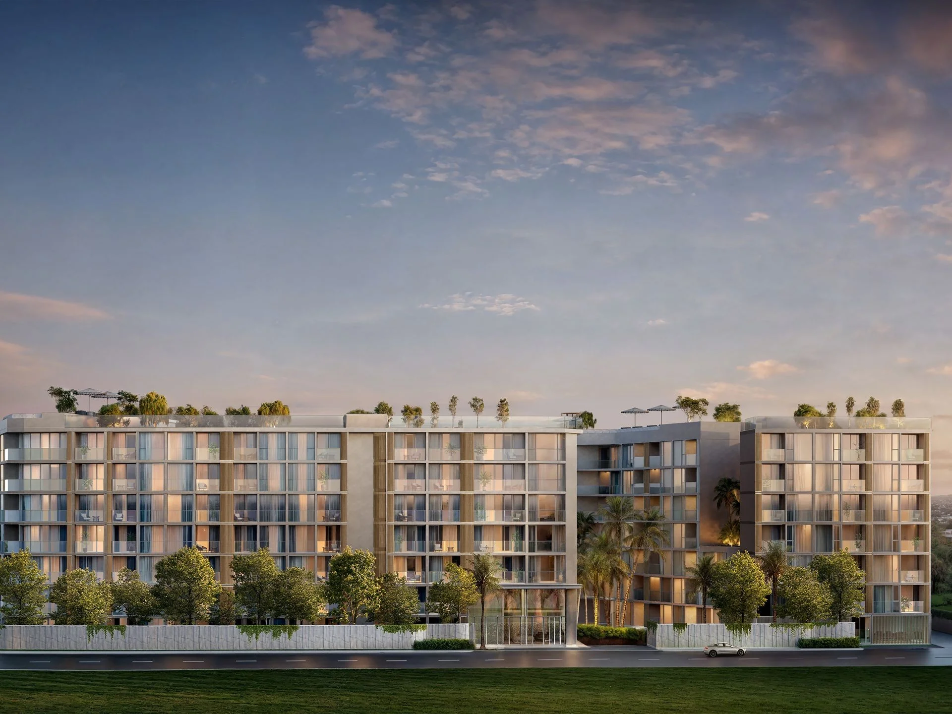 Architektura kompleksu mieszkaniowego Siamese Bangtao, Tajlandia