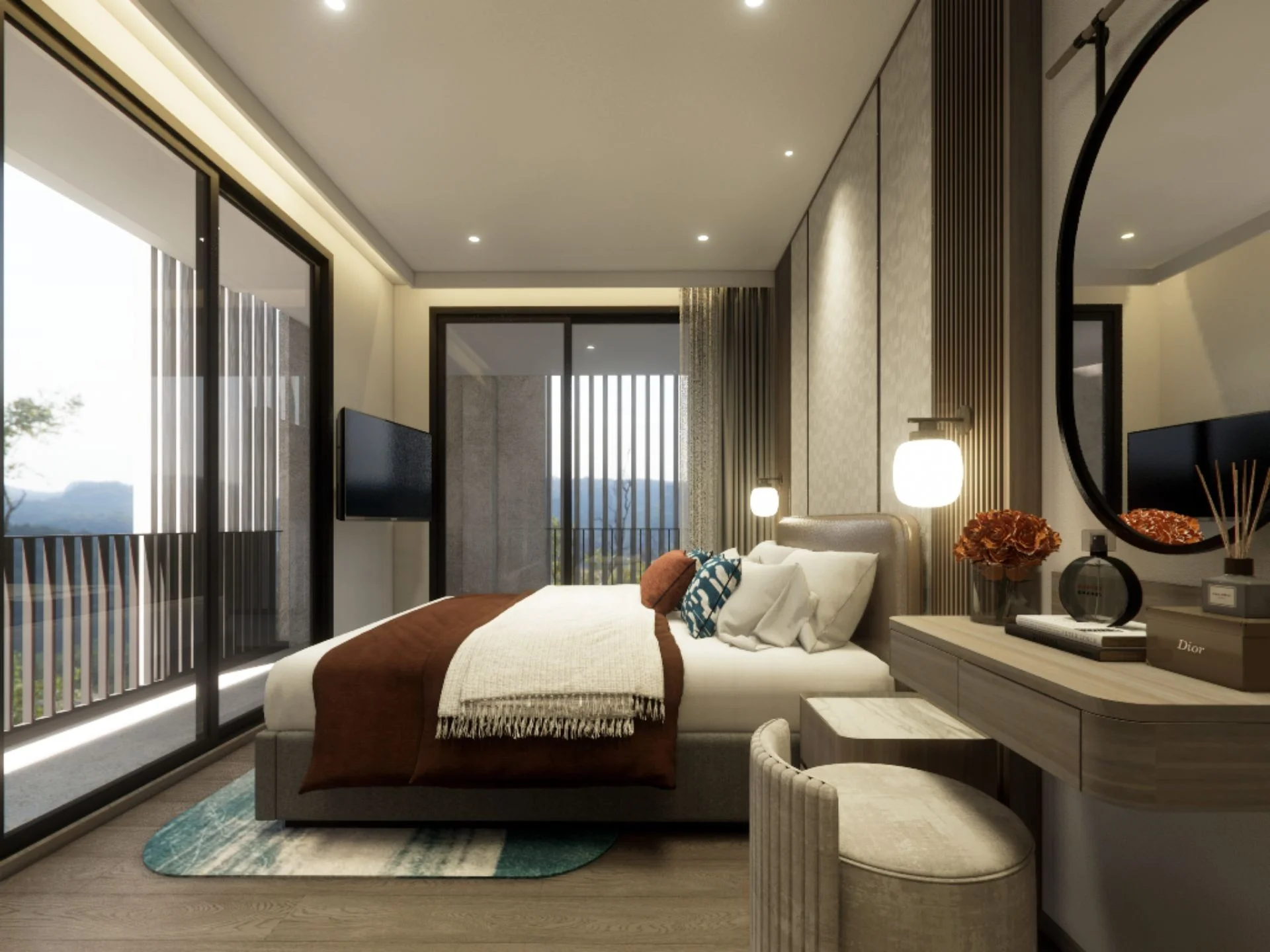 Formato 2 camere da letto con metratura compatta