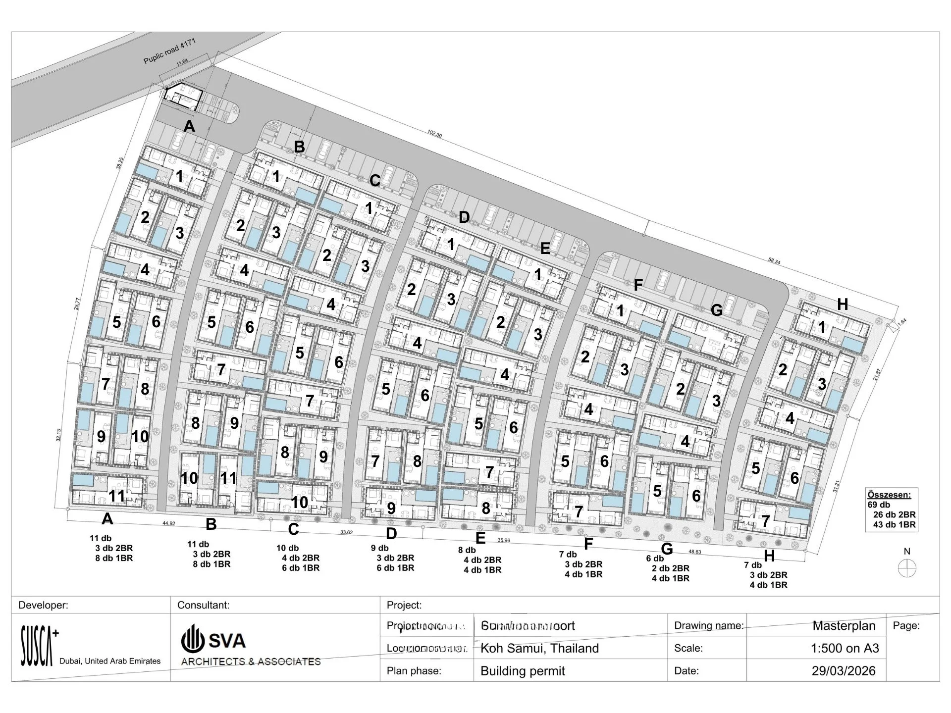 Master plan Longevity Resort Samui