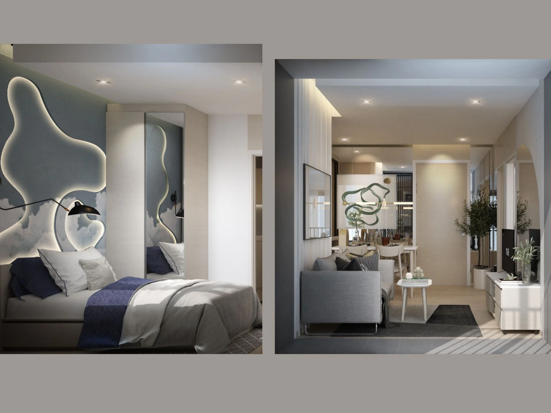 1-комнатная квартира 35кв.м в Nue Z Square 4