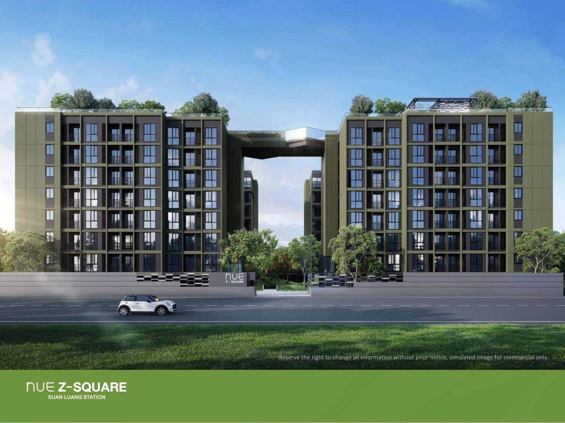 Архитектура жилого комплекса Nue Z-Square, станция Суан Луанг