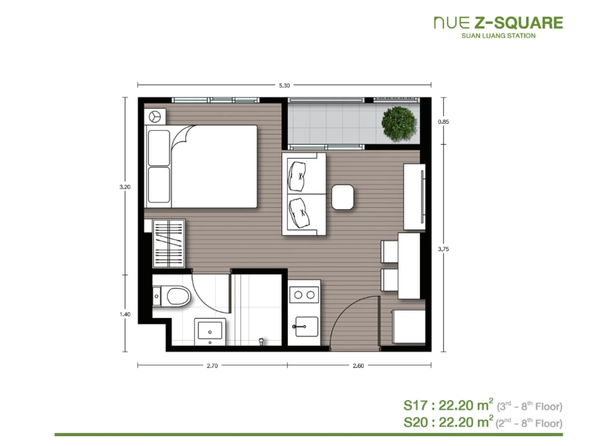 Unit plan Studio Nue Z Square