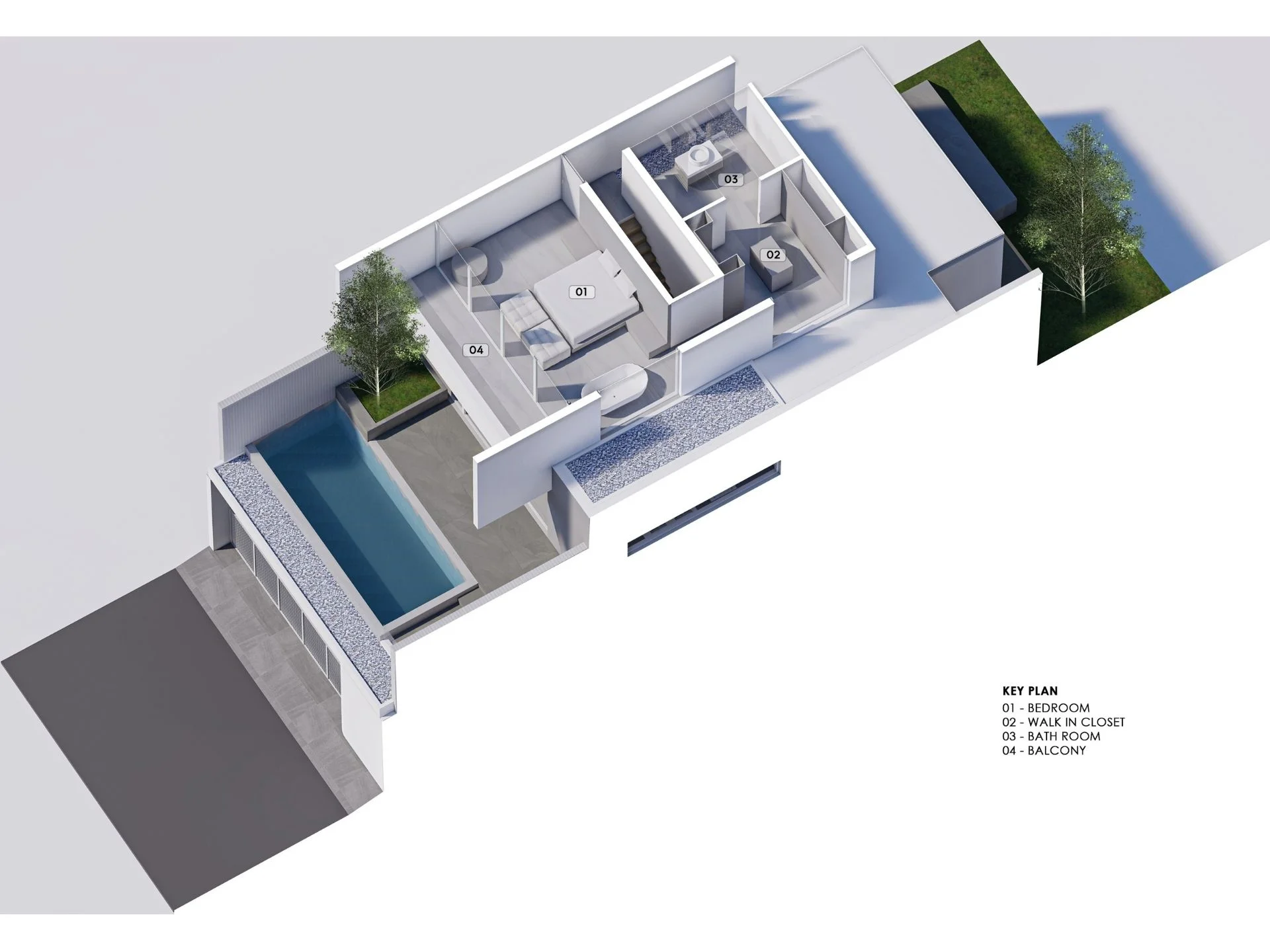 Unit plan Villa 3 bedrooms 320 sqm Midori