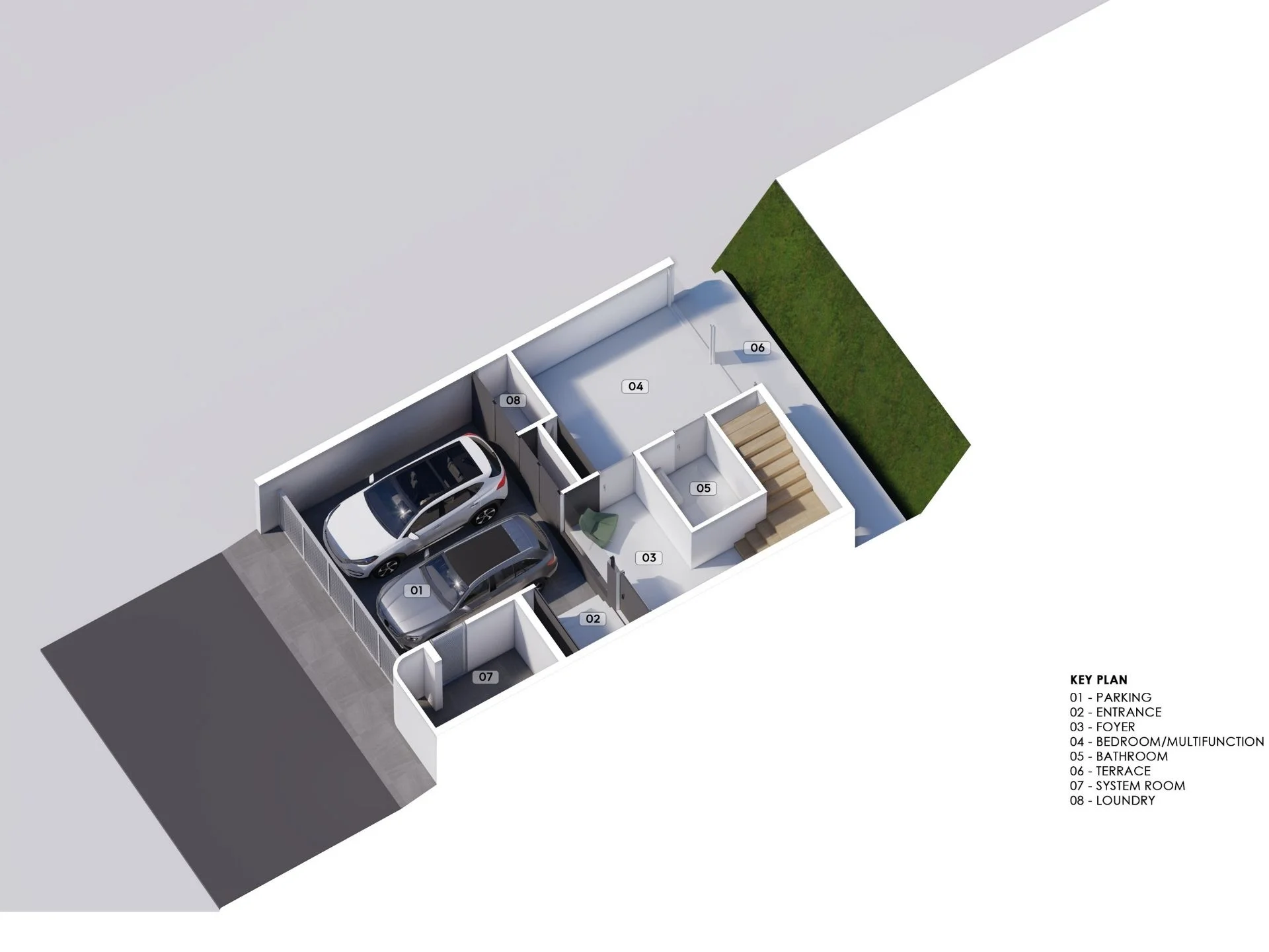 Unit plan Villa 3 bedrooms 320 sqm Midori