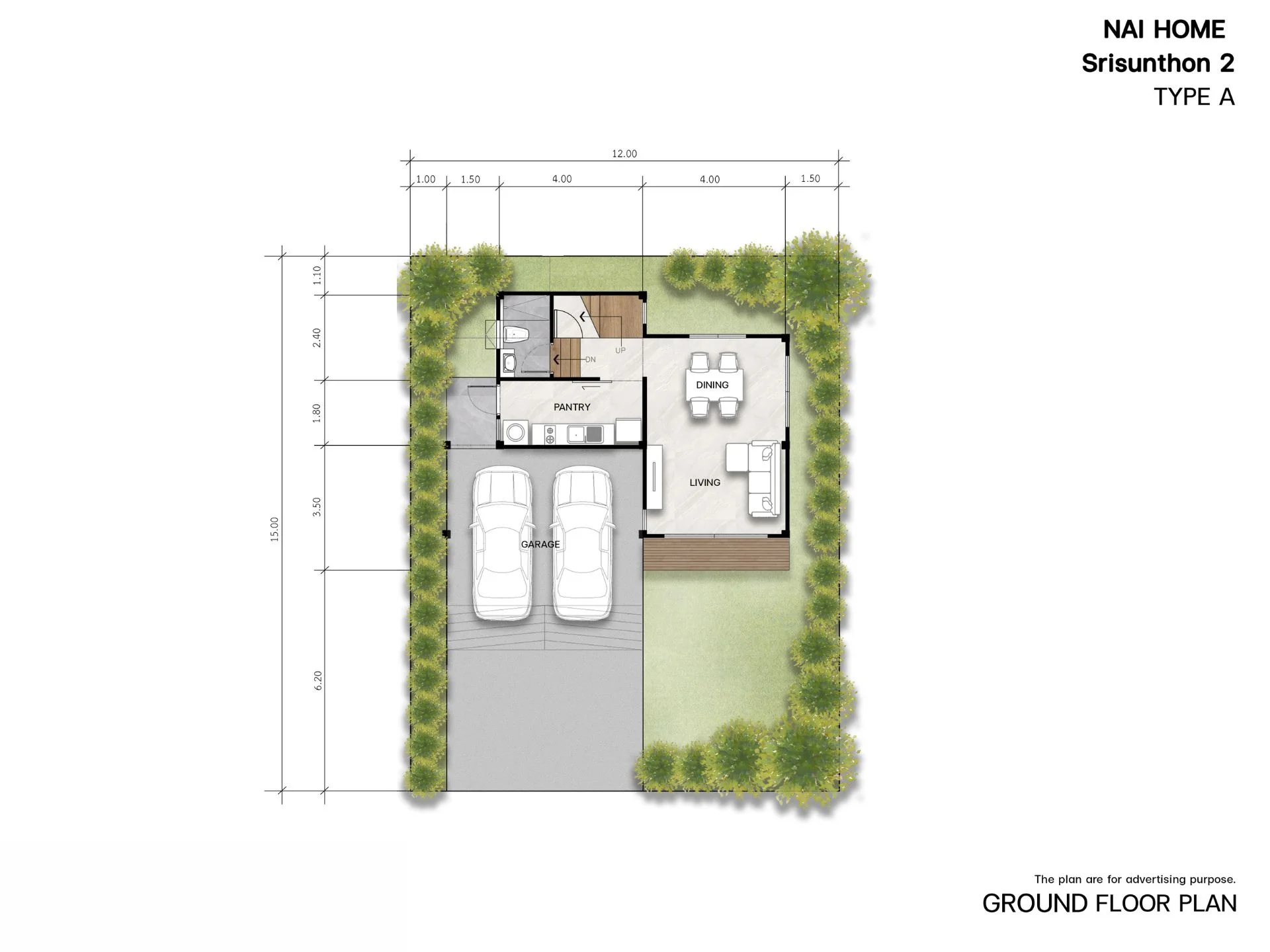 Unit plan Villa 3 bed 142 sqm 