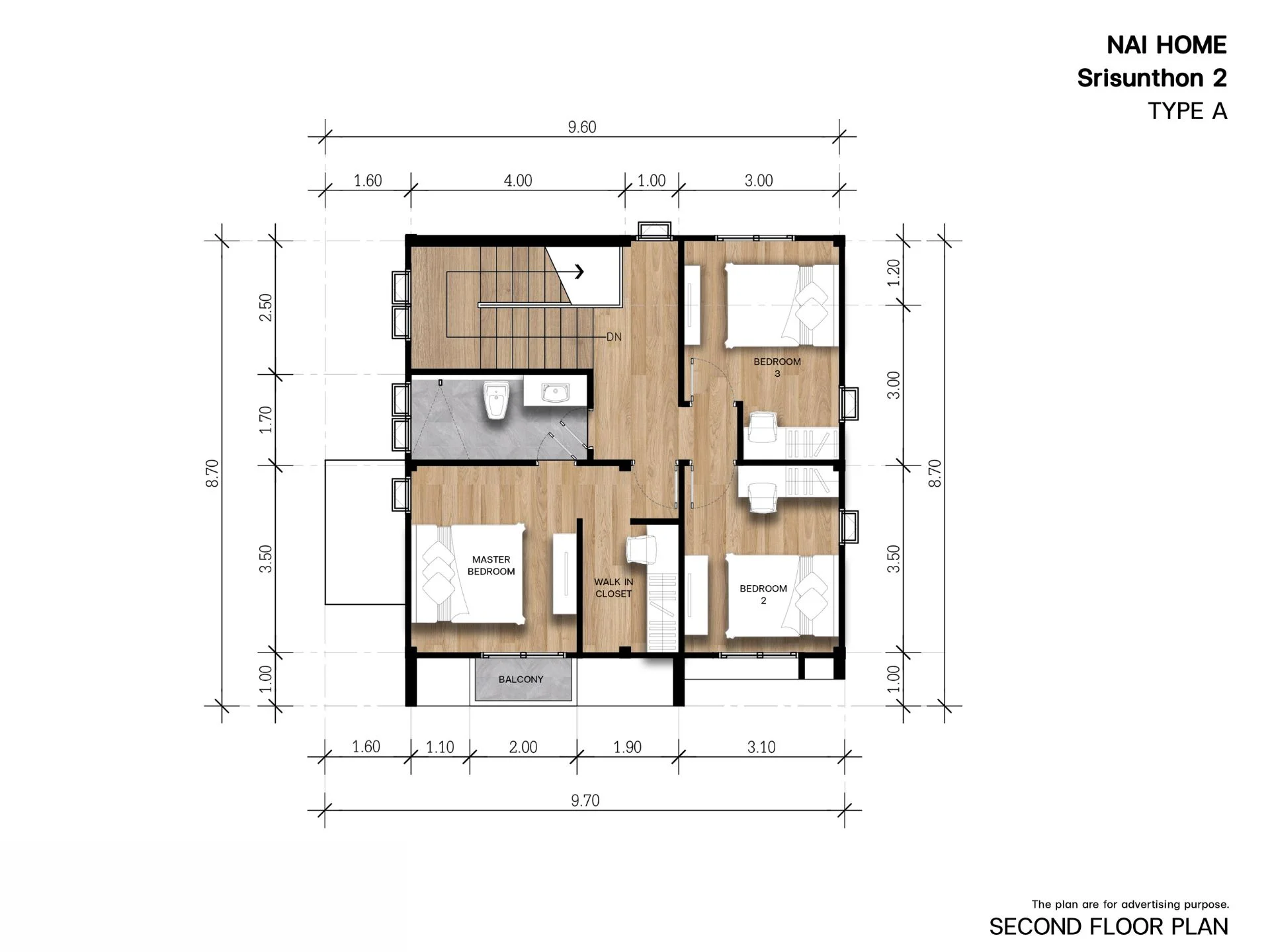 Unit Plan Villa 3 bed 142 sqm 