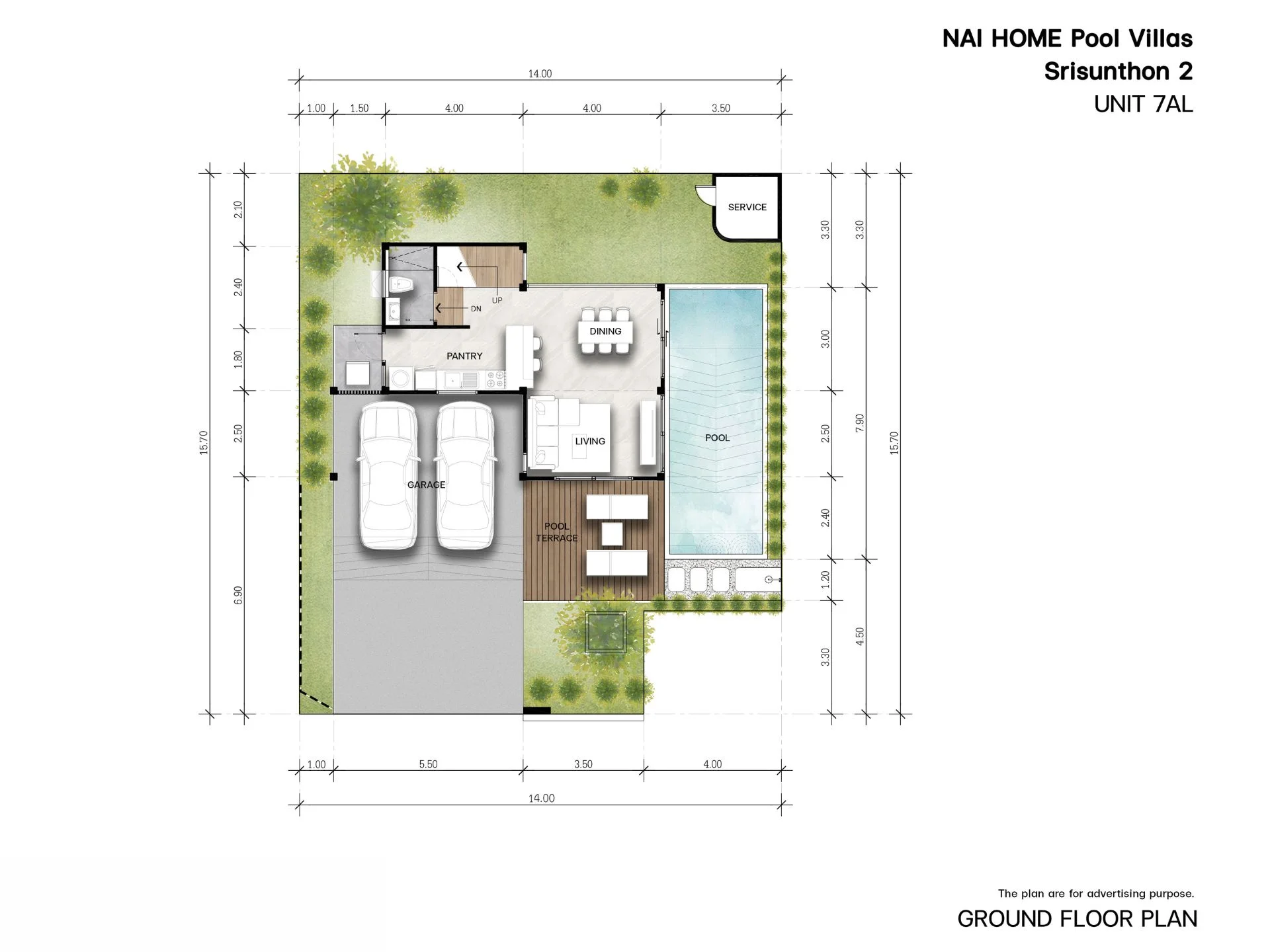 Unit plan 3 bed villa 187sqm