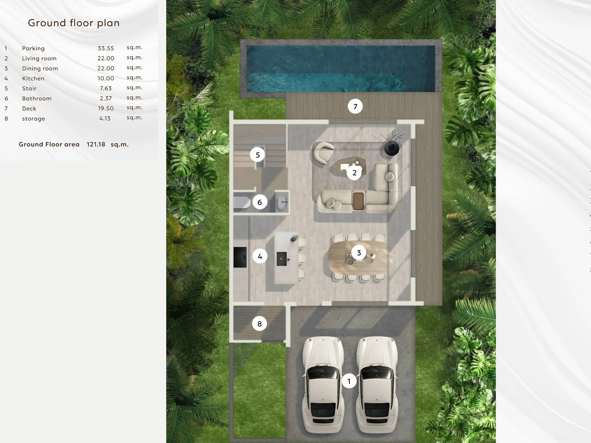 Unit Plan Villa 3 bedroom Mori Bangtao