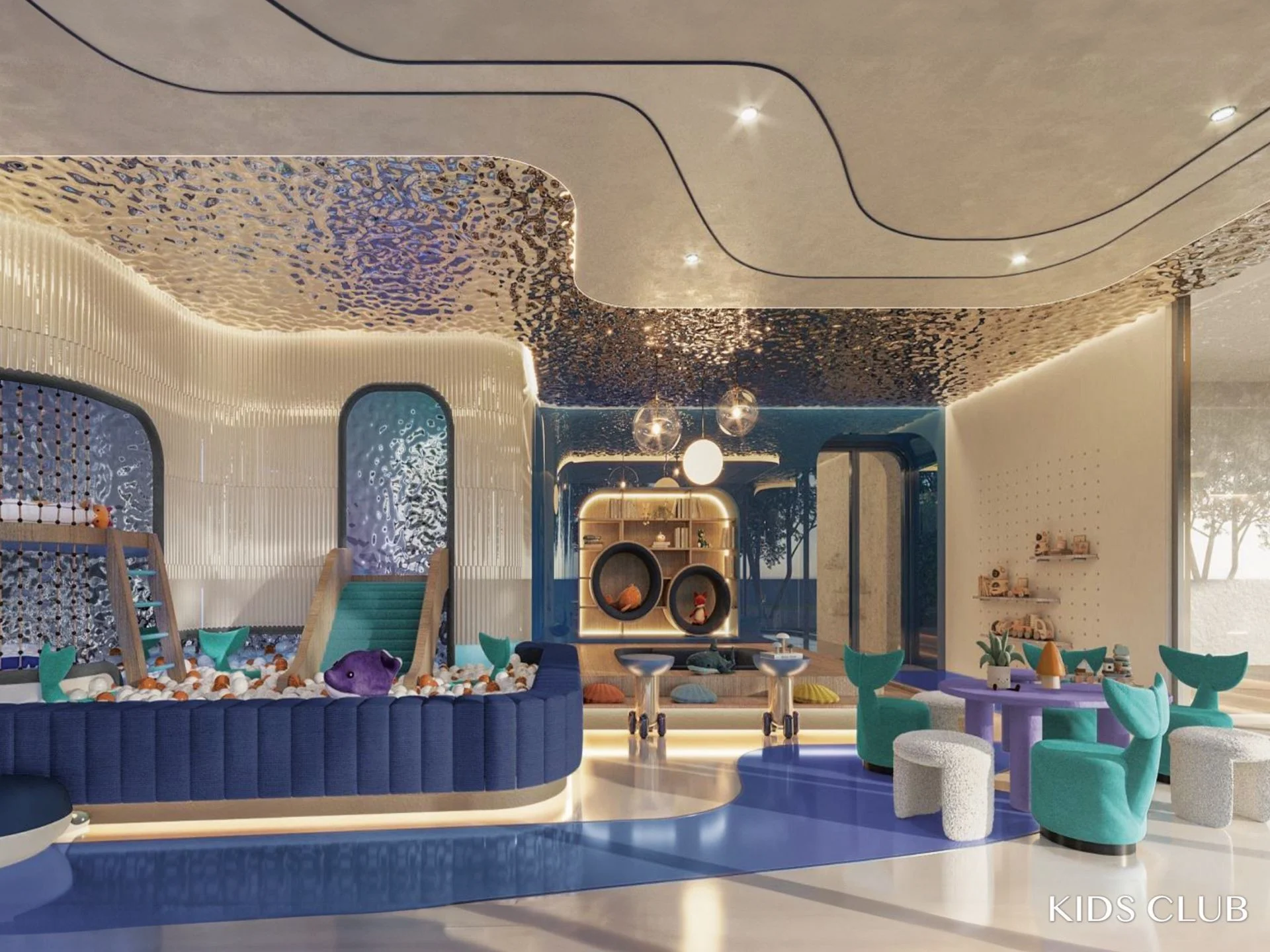 Kids club interior at Bellevue Beachfront, Thailand