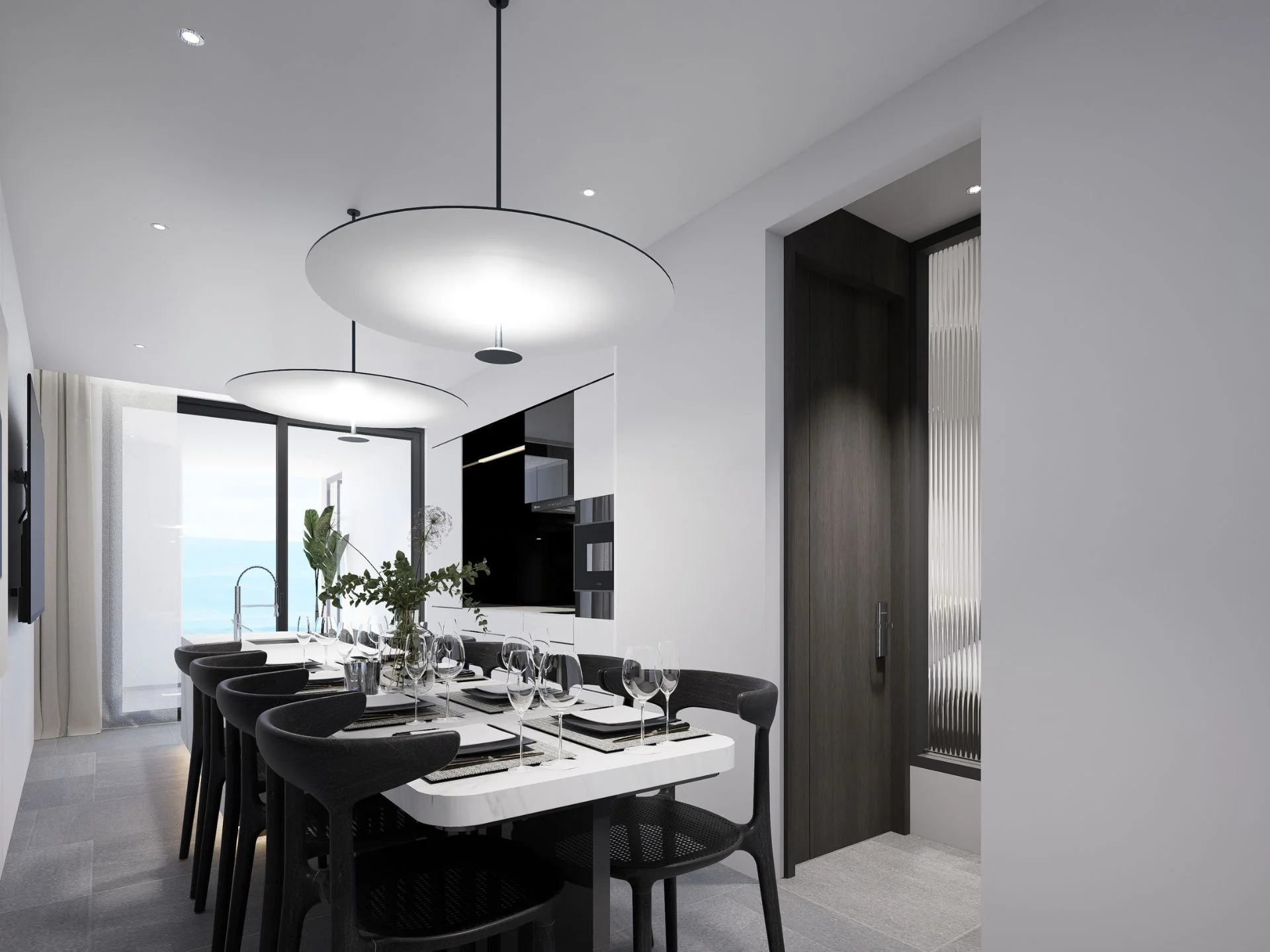 Обеденная зона в 1-комнатной квартире Citygate De Phuket, Камала