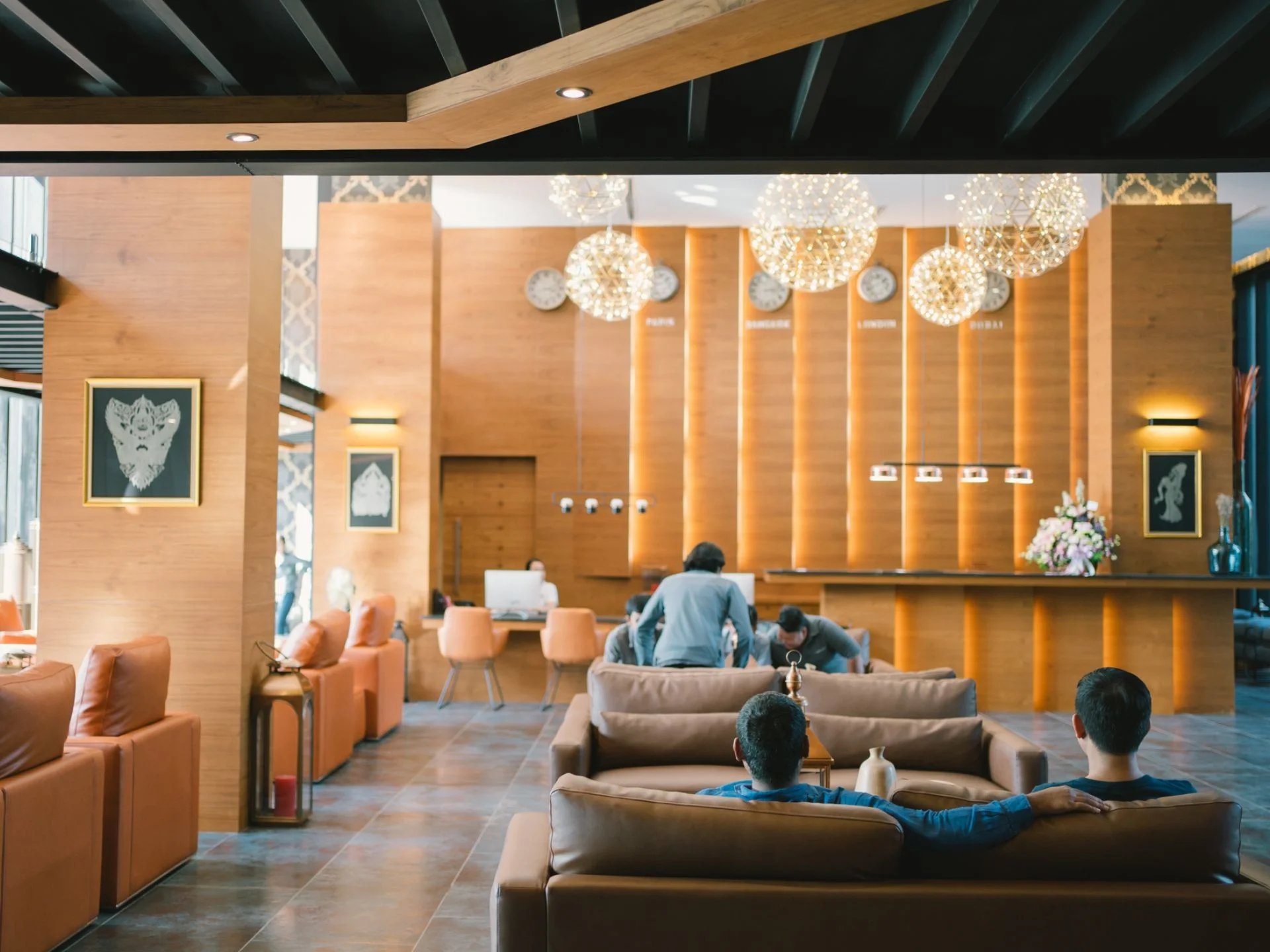 Lobby interior with seating area at City Gate, Thailand