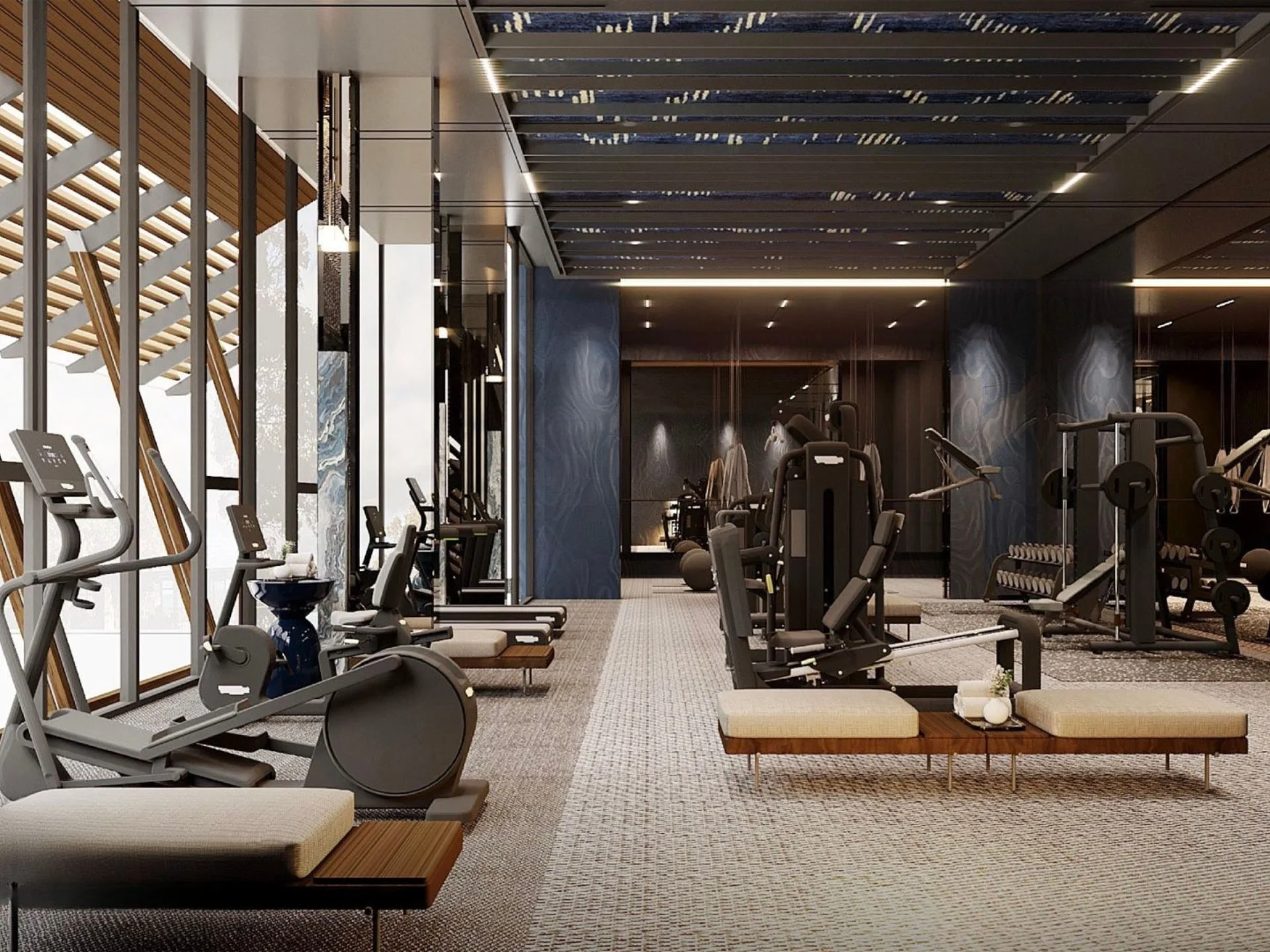Fitness center at The Title Villa Kirara, Thailand