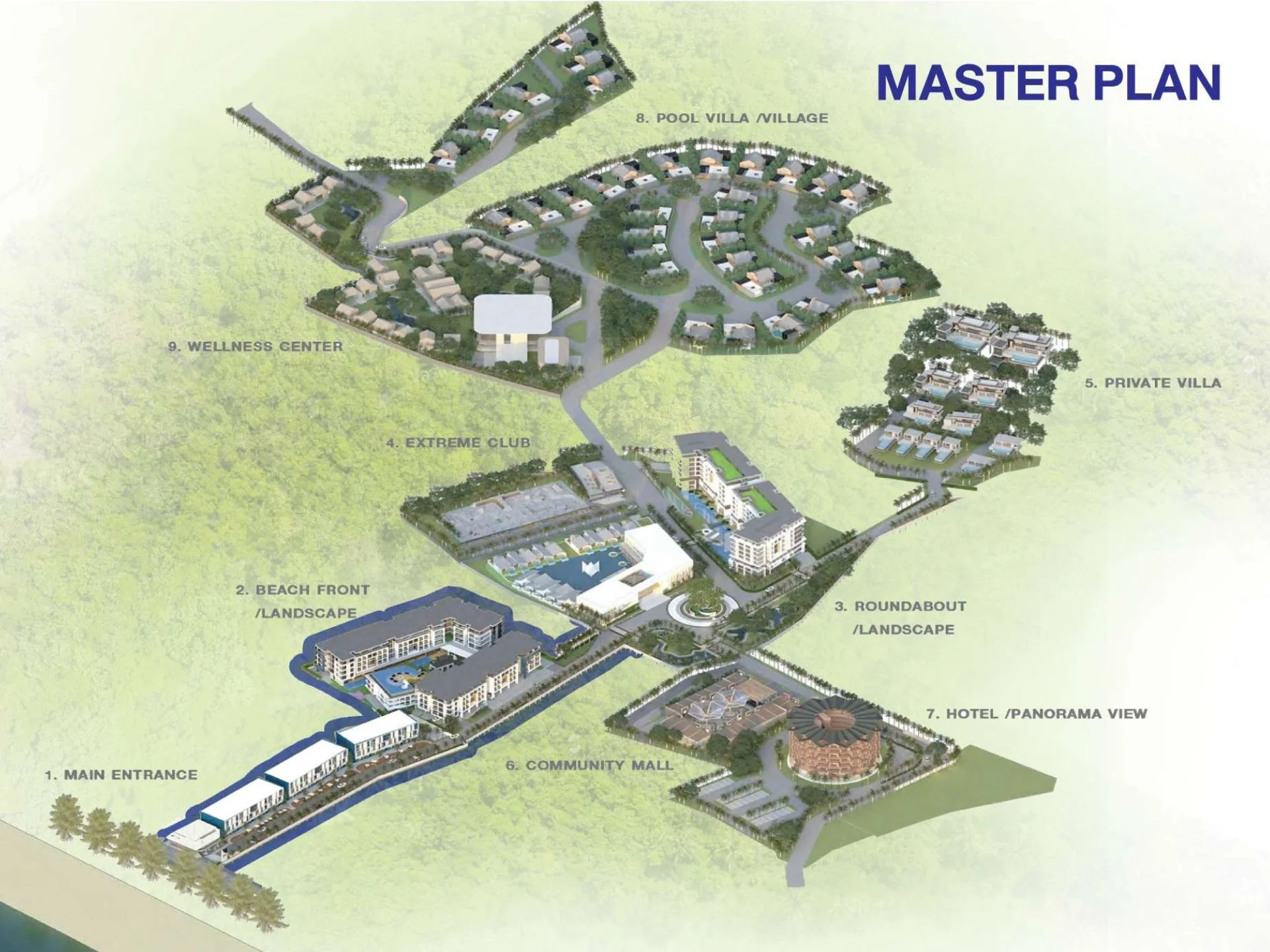 Sea Heaven Nai Thon Phuket master plan