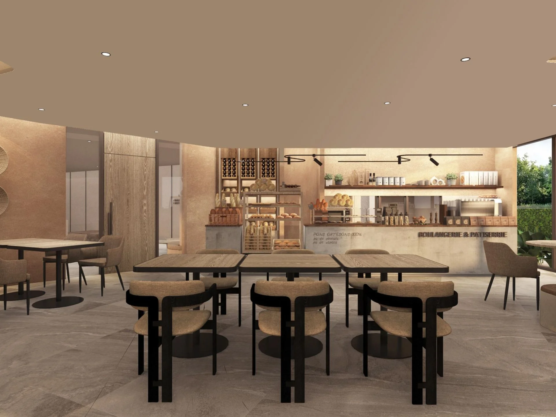 Café and bakery interior at The Zero Bang Tao, Thailand