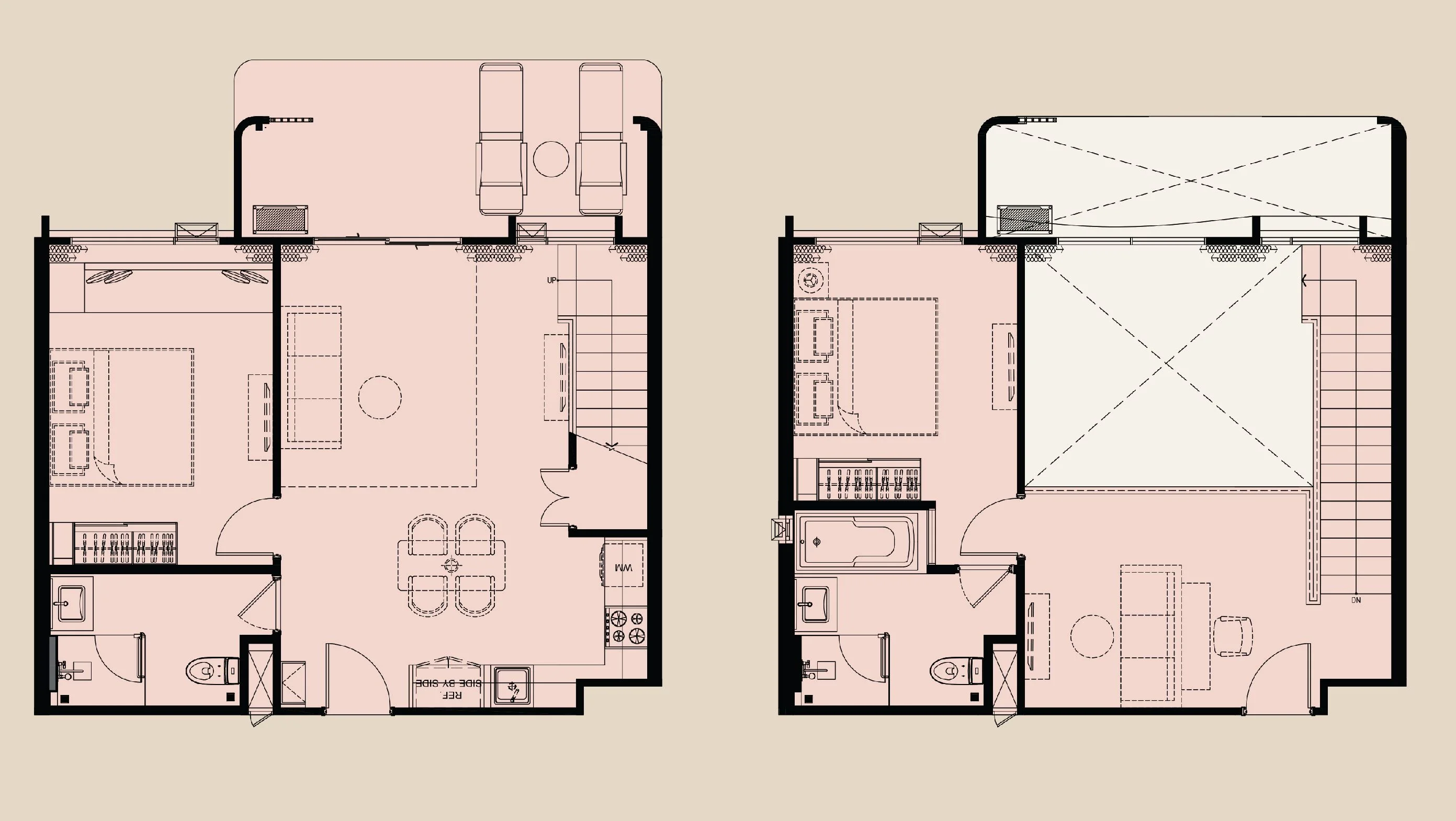 Unit Plan 2 bedroom 113 sqm The Title Modeva