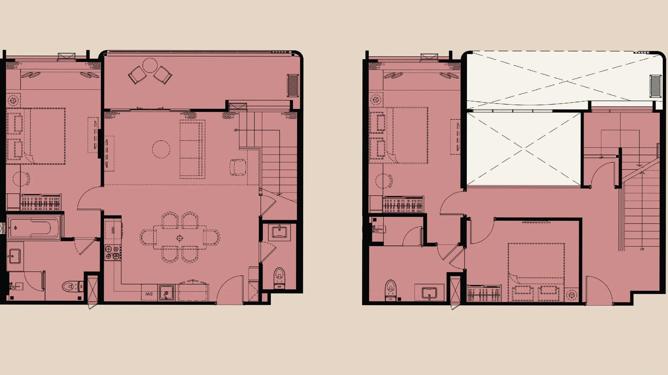 Unit Plan 3 bedroom 146 sqm The Title Modeva