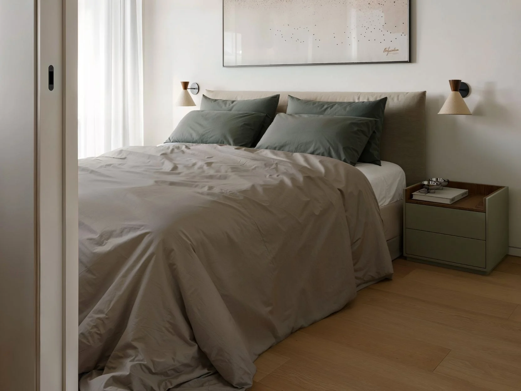 Two separate bedrooms