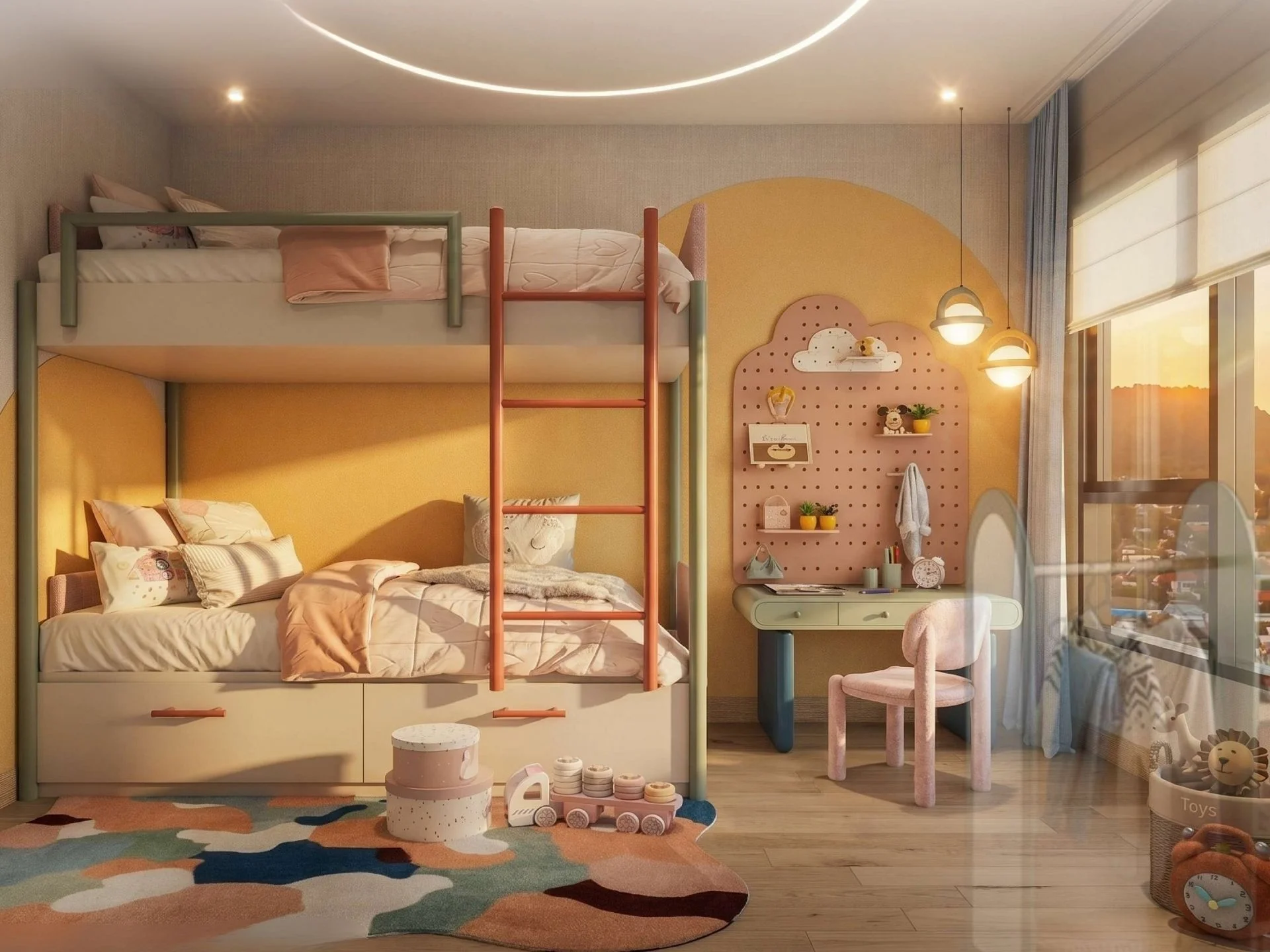 Separate bedroom for a child