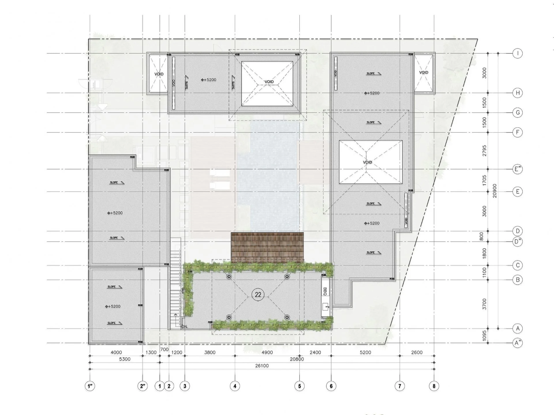Unit Plan 4 bedrooms Villa Fortuna Lakeside
