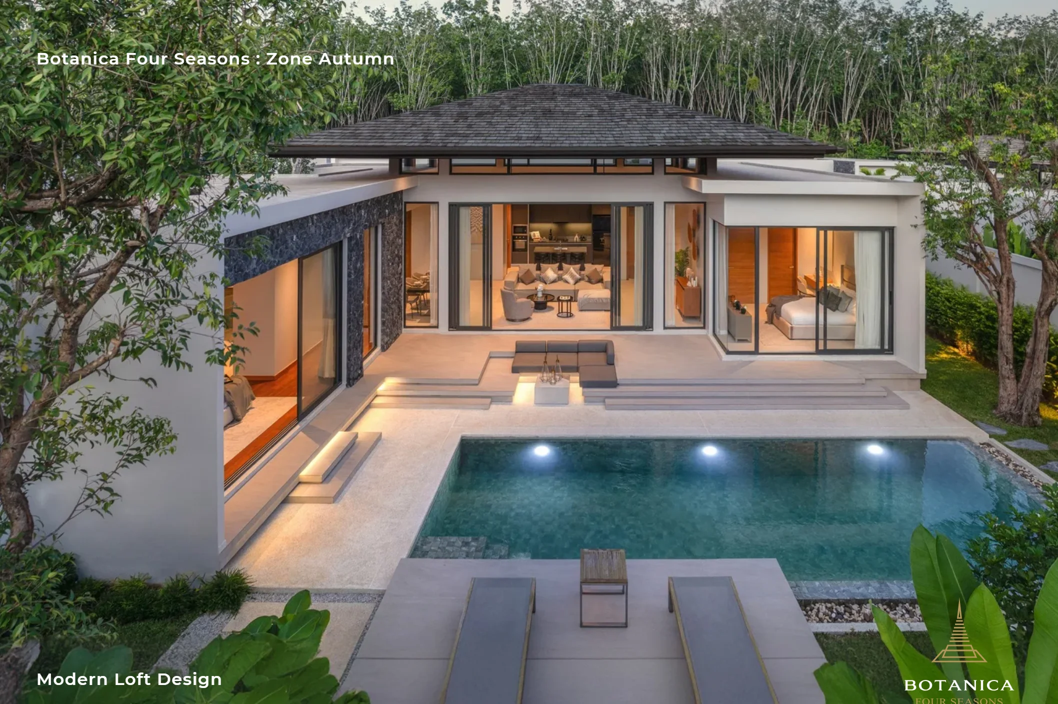 Private swimming pool 10 × 4 m