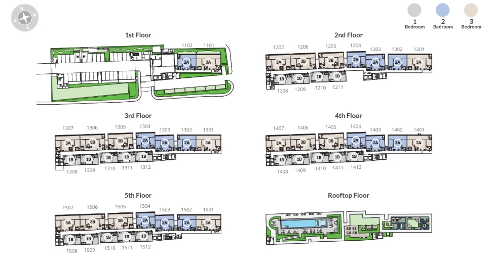 master plan Laguna Beach Residences Seashore