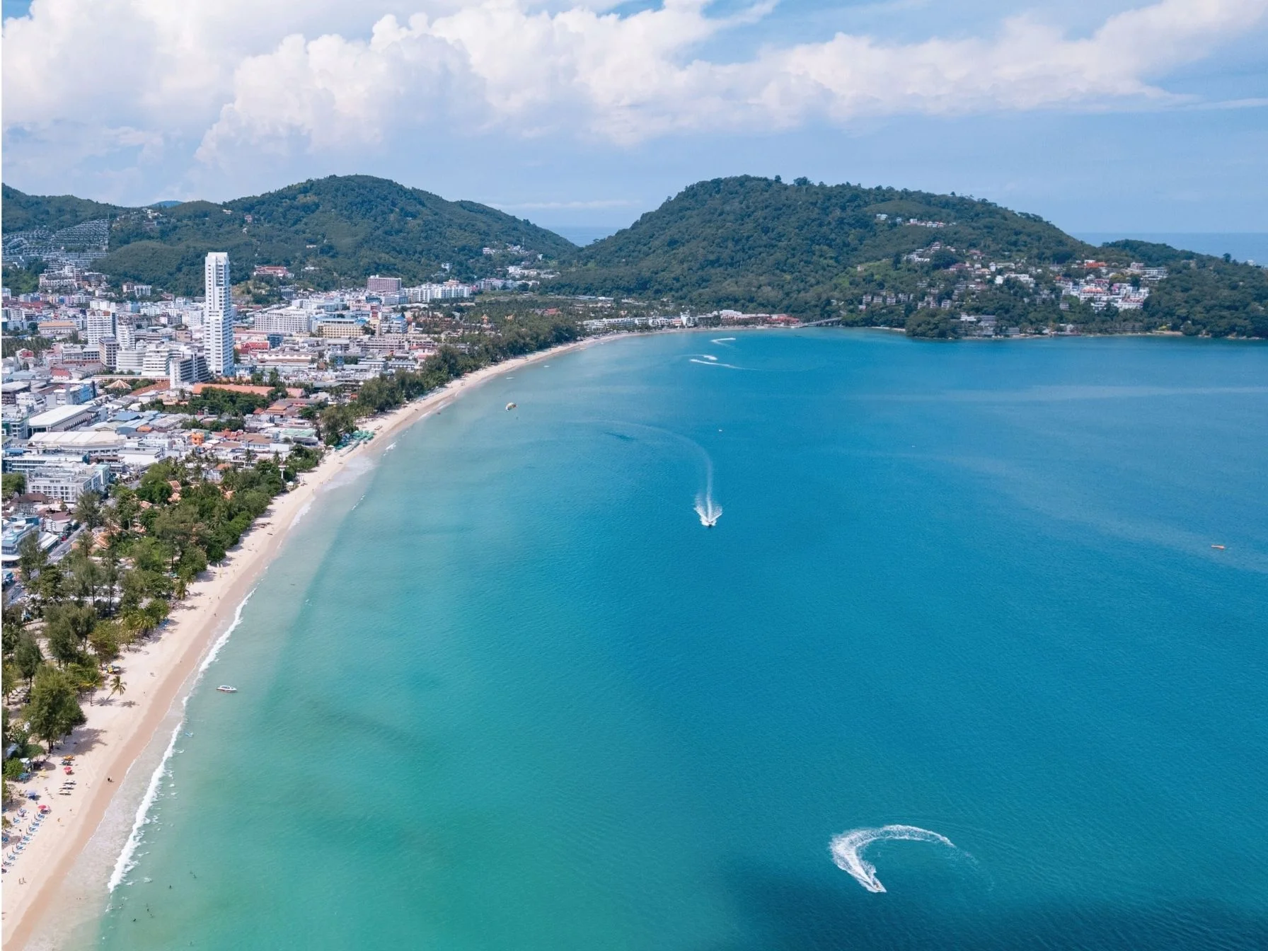 Panoramic view of the Andaman Sea