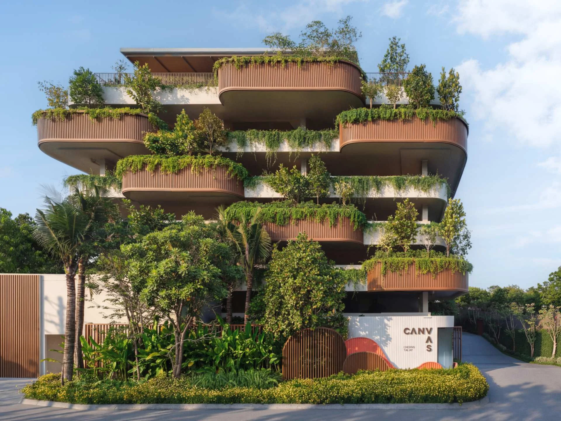 Architecture de Canvas Cherngtalay avec terrasses vertes, Cherng Talay