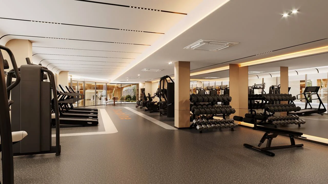 Fitness center at Vibe Downtown, Thailand