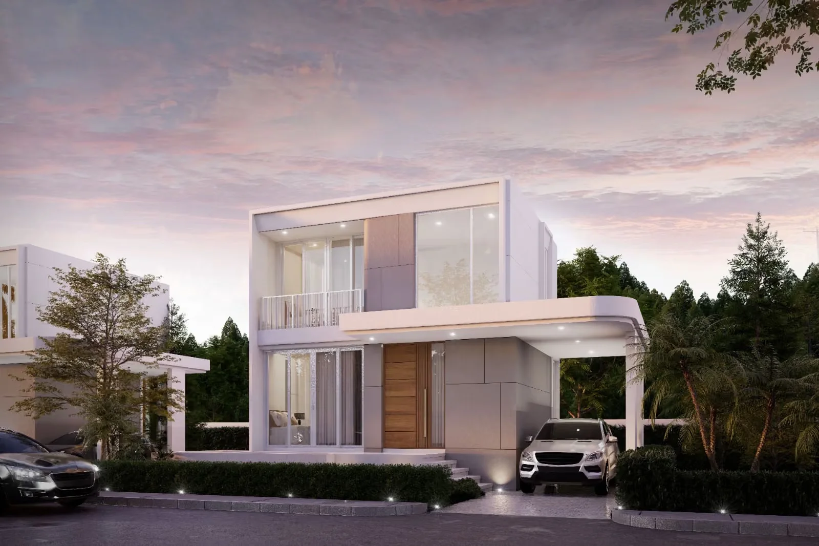 Modern villa architecture at Vip Space Odyssey, Rawai
