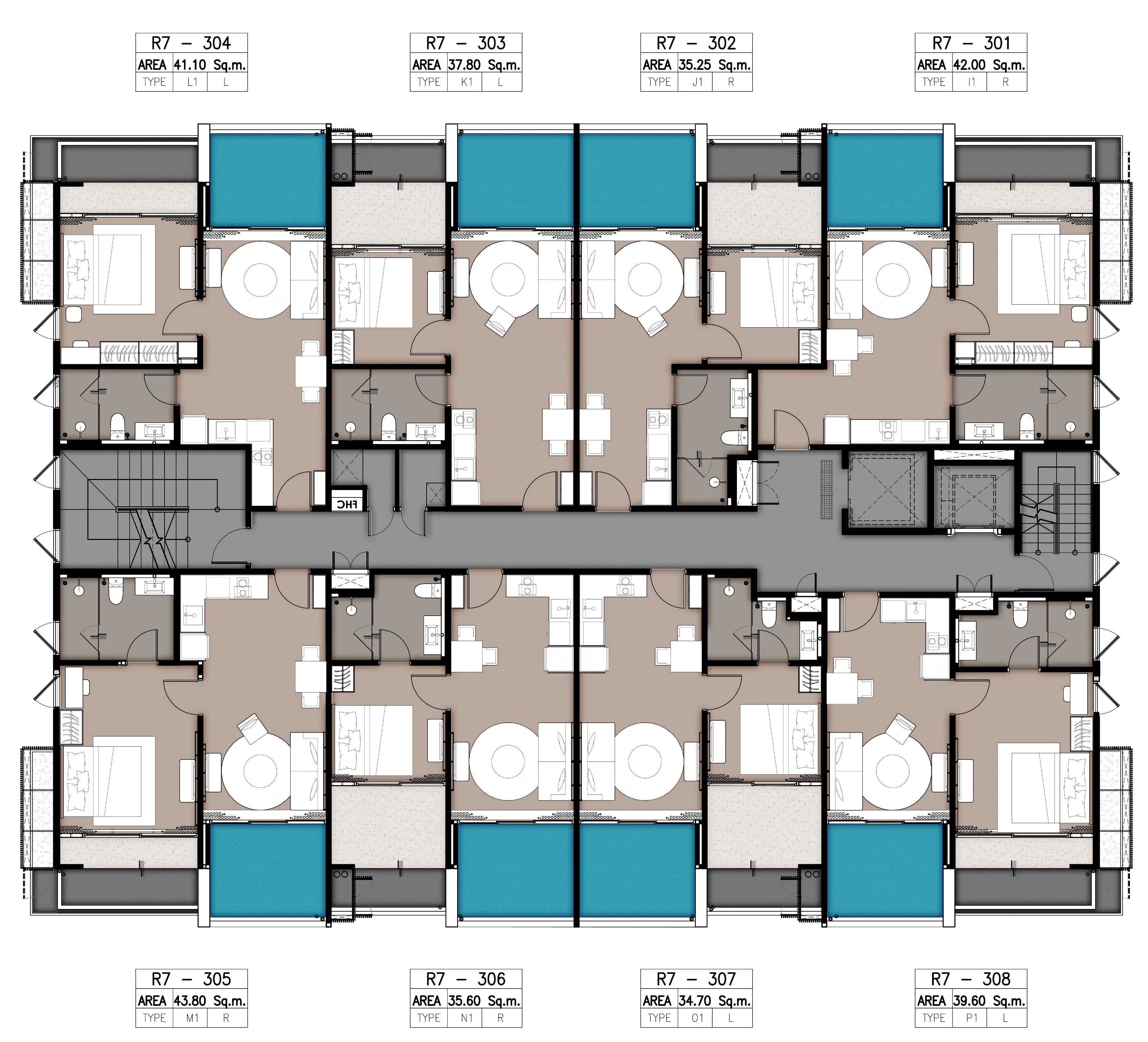 floor plan Abov Patong Residence