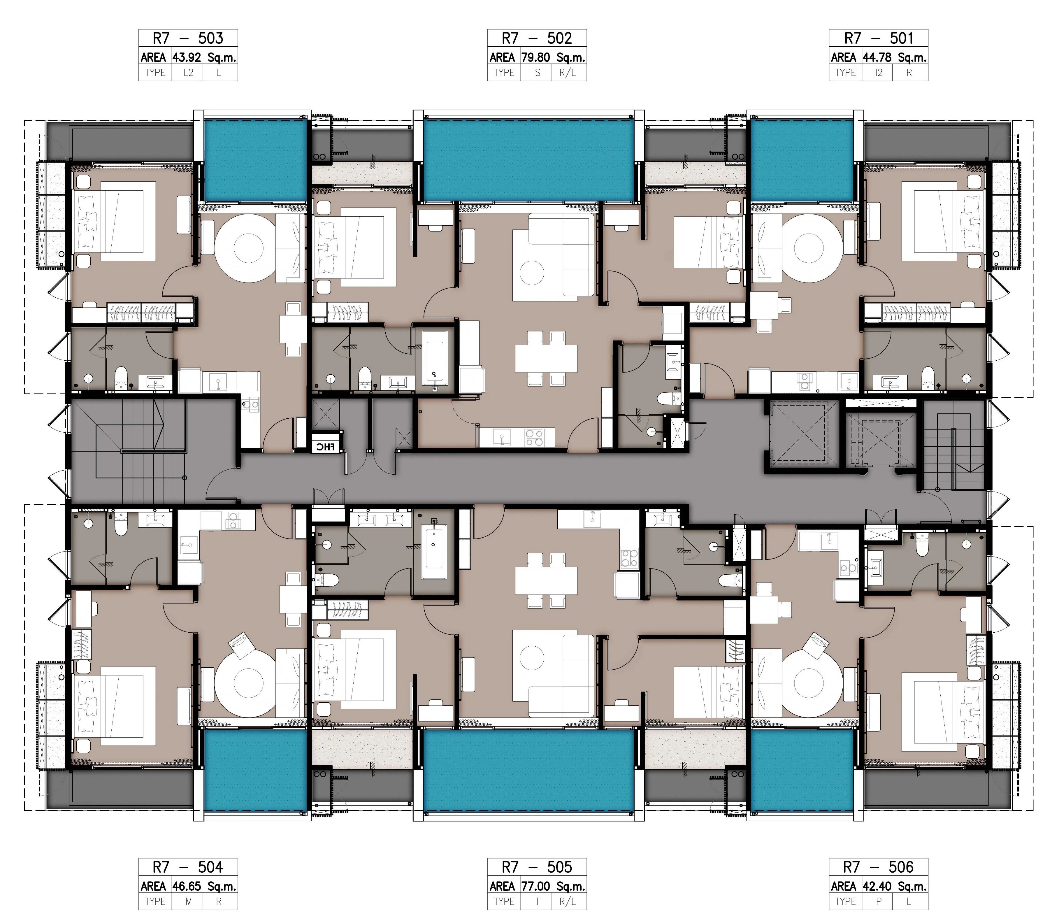 floor plan Abov Patong Residence