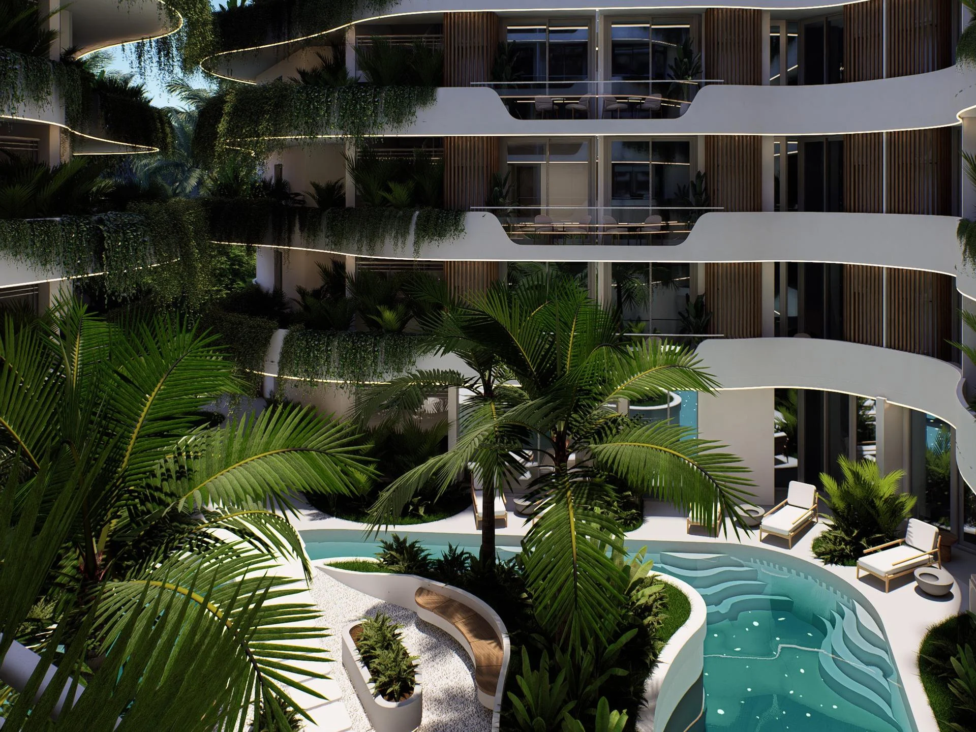Swimming pool view