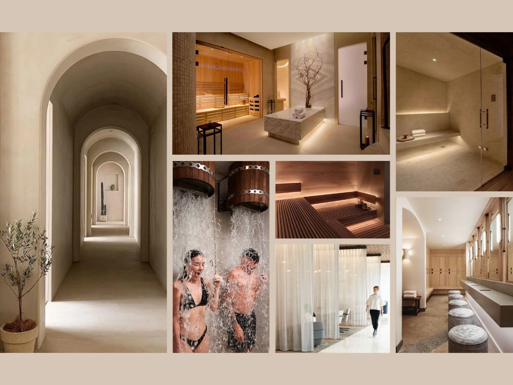Spa and wellness facilities with saunas, steam room, showers and changing area at Layan Green Park Phase 2, Thailand