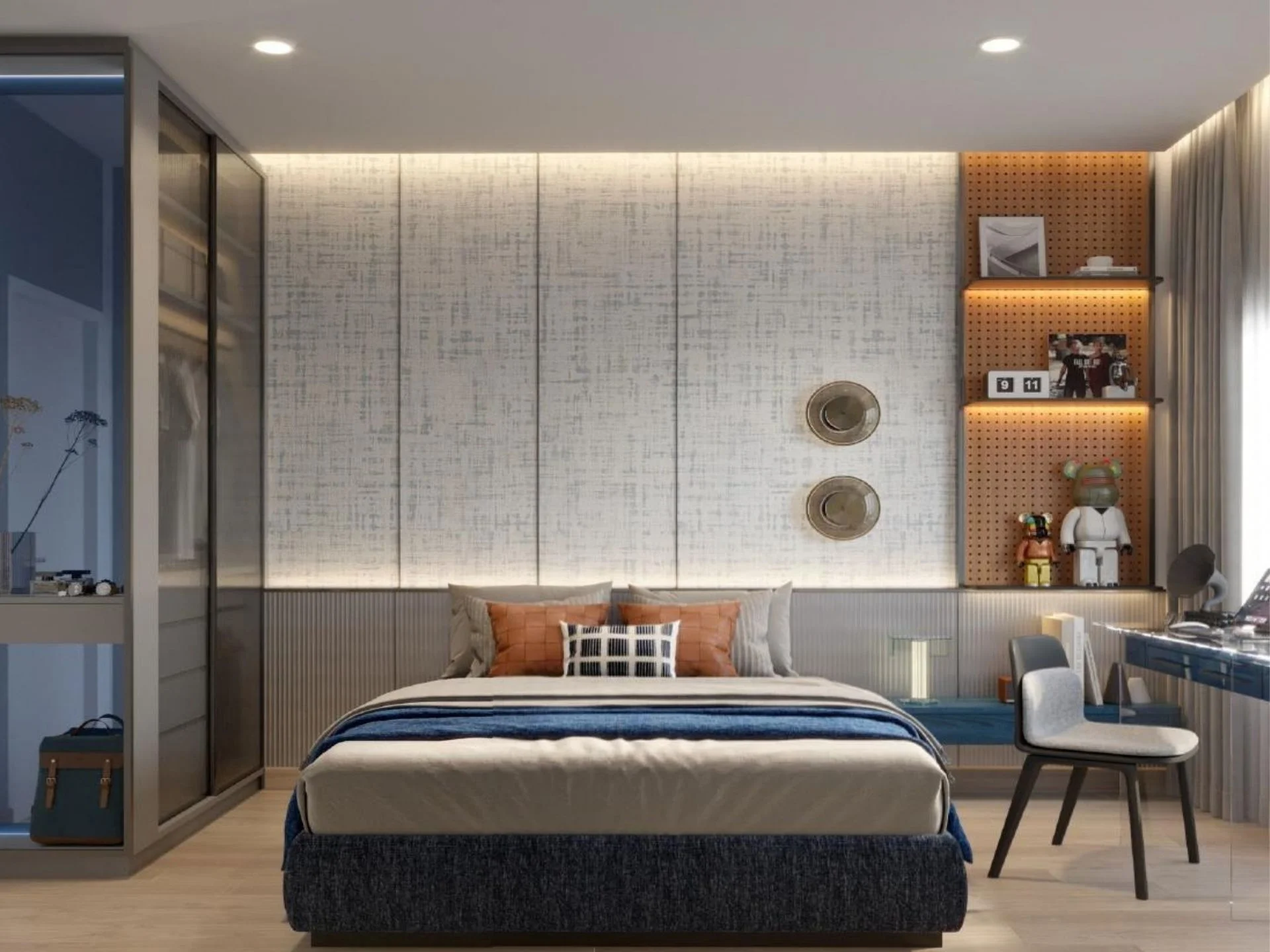 Bedroom on a separate level