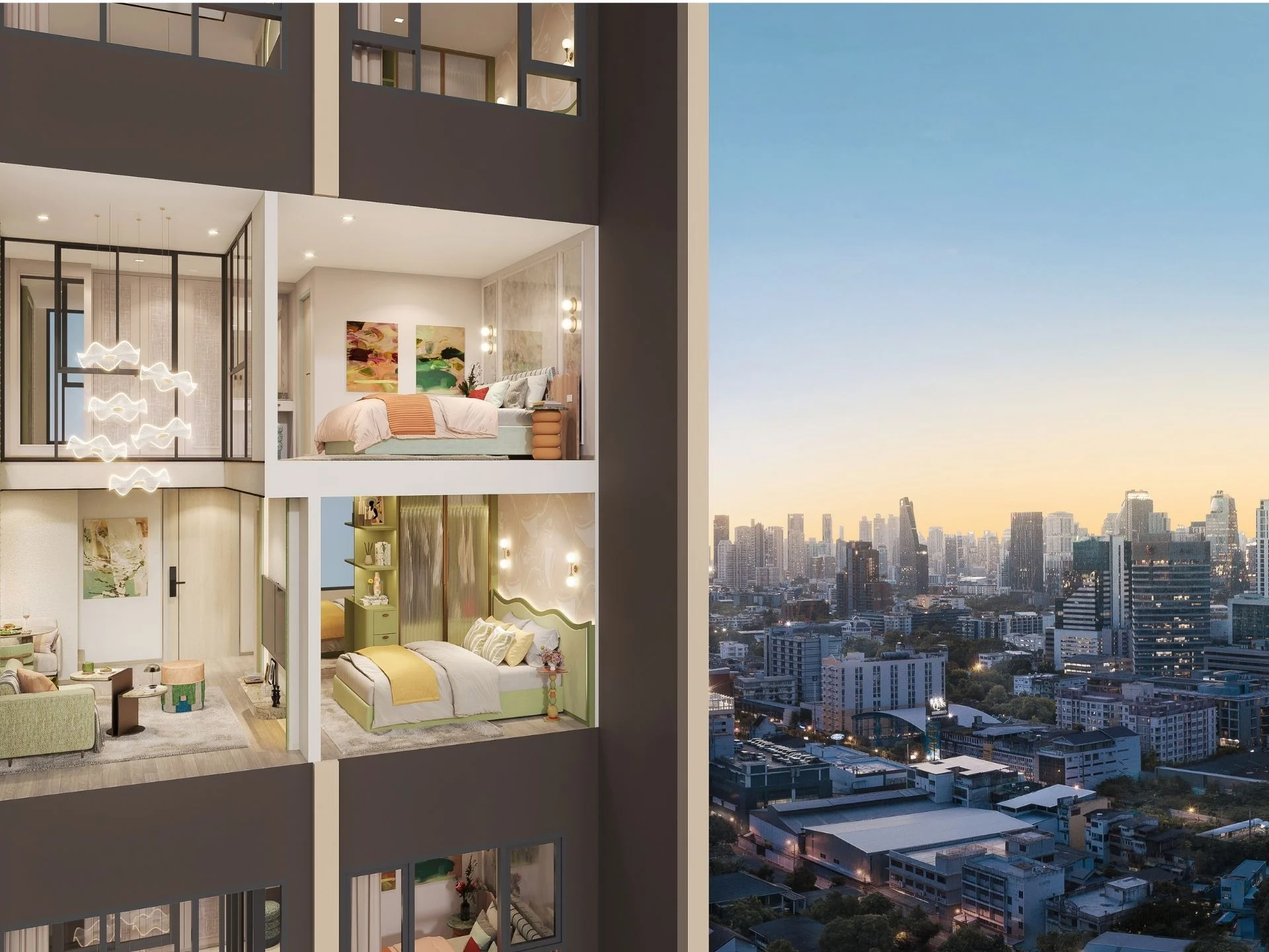 Private balcony