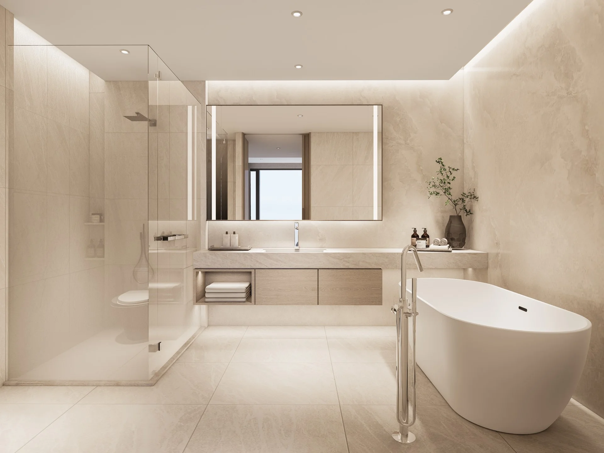 Prywatny apartament główny z garderobą